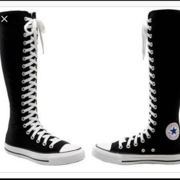 converse knee high boots at payless